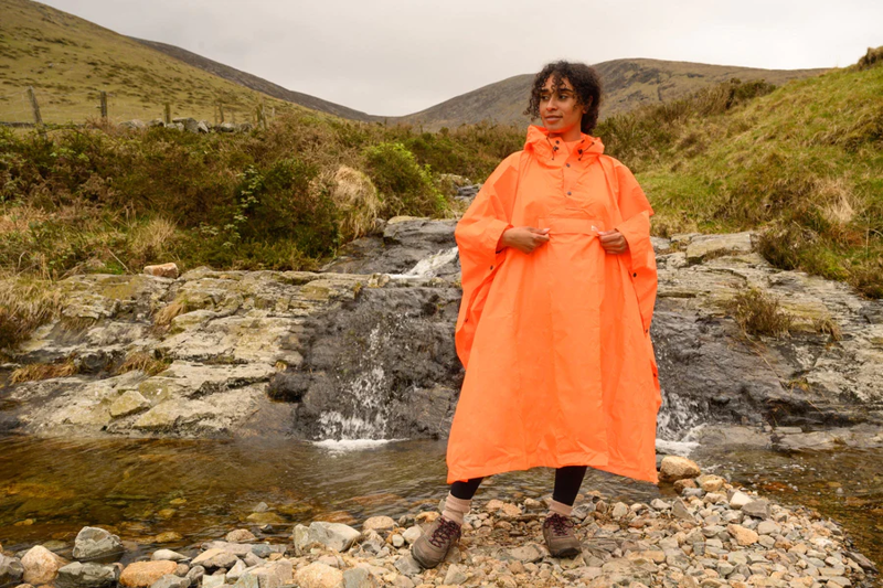 Mac In A Sac Origin 2 Poncho - Neon Orange-1